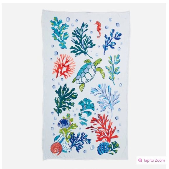 VB Large Throw Blanket - Seascape NWT - Picture 4 of 4